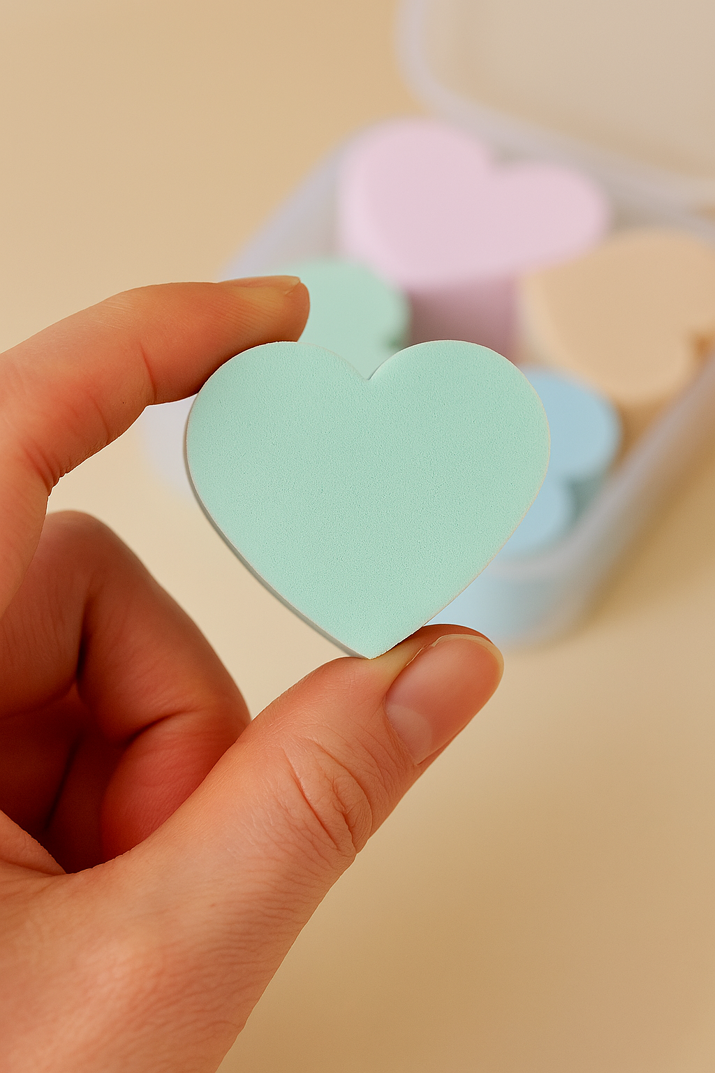 Heart Shaped Makeup Sponges