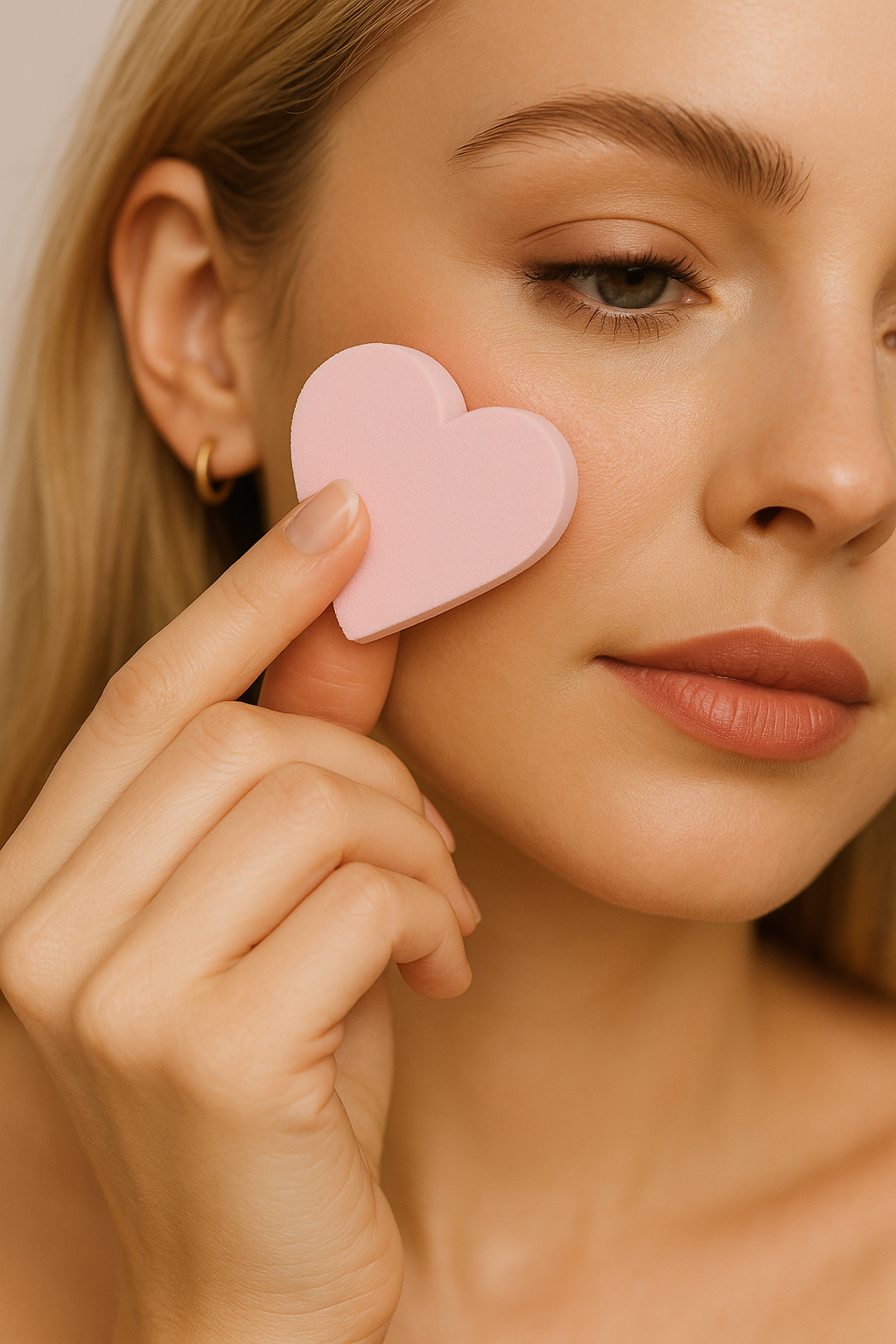 Heart Shaped Makeup Sponges